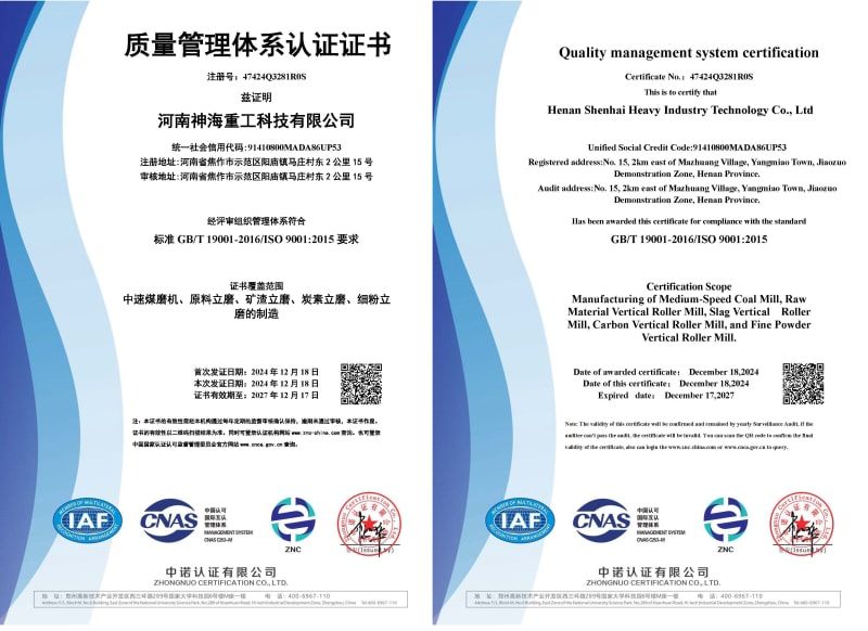 ISO9001质量管理体系认证