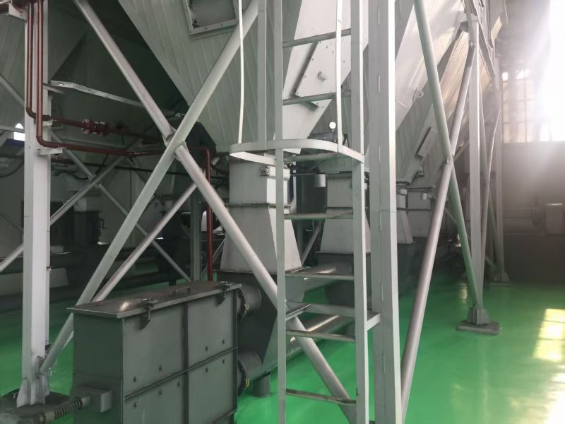 江苏镇江年产80万吨煤制粉项目一期工程安装现场