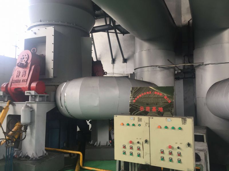 江苏镇江年产80万吨煤制粉项目一期工程安装现场