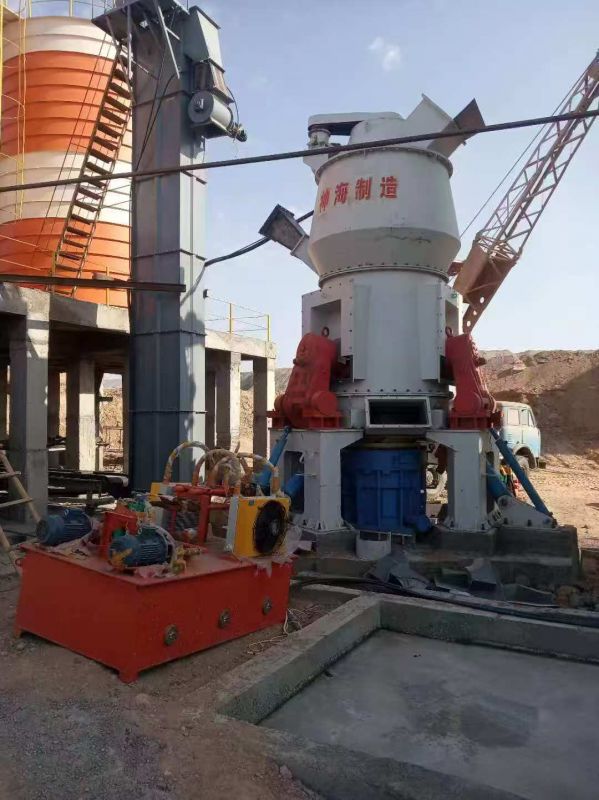 乌兹别克斯坦年产20万吨石膏粉生产线安装现场
