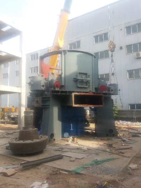年产30万吨矿渣制粉生产线安装现场